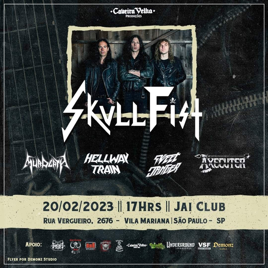 Skull Fist Bra Flyer