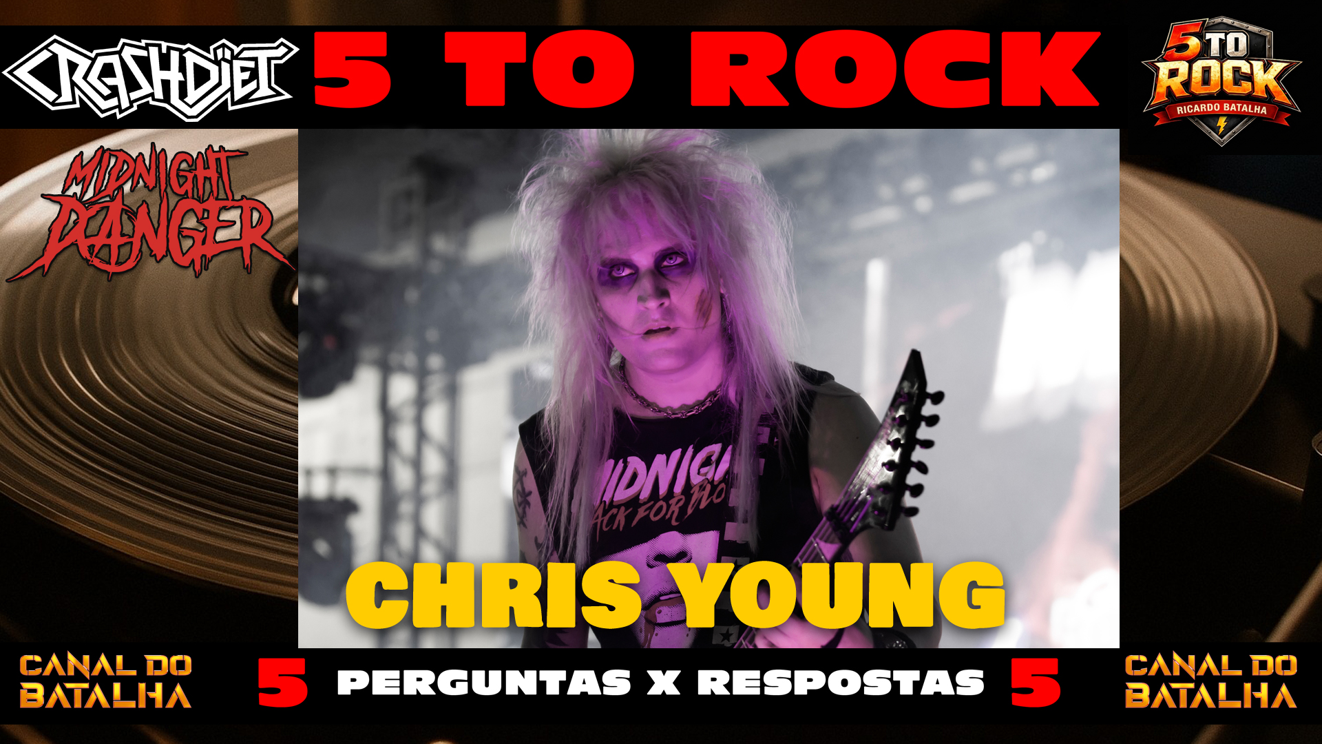 Chris Young (Crashdïet, Midnight Danger) entre o glam e o synthwave